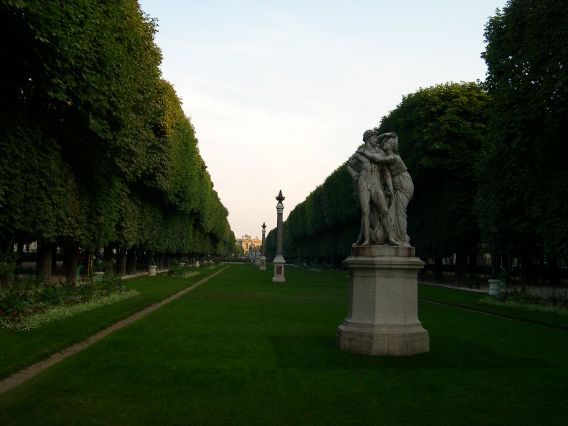  jardins de l'Observatoire au crépuscule
